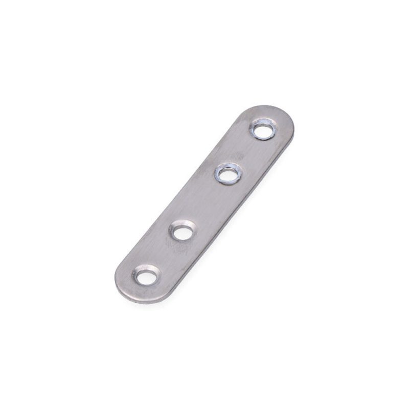 PLACA ACERO INOX 80x19x2mm