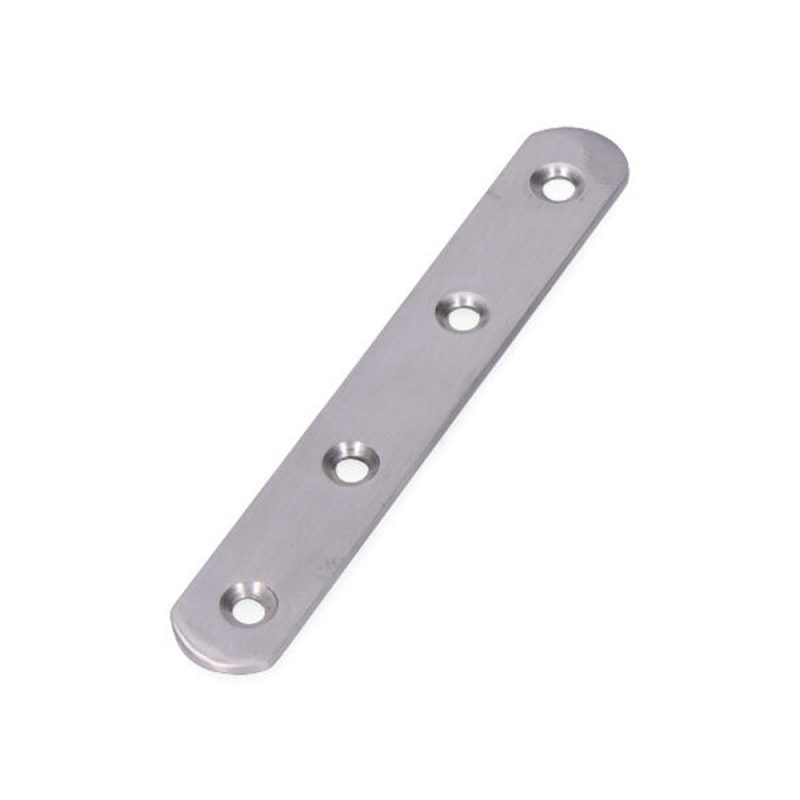 PLACA ACERO INOX 125x19x2mm
