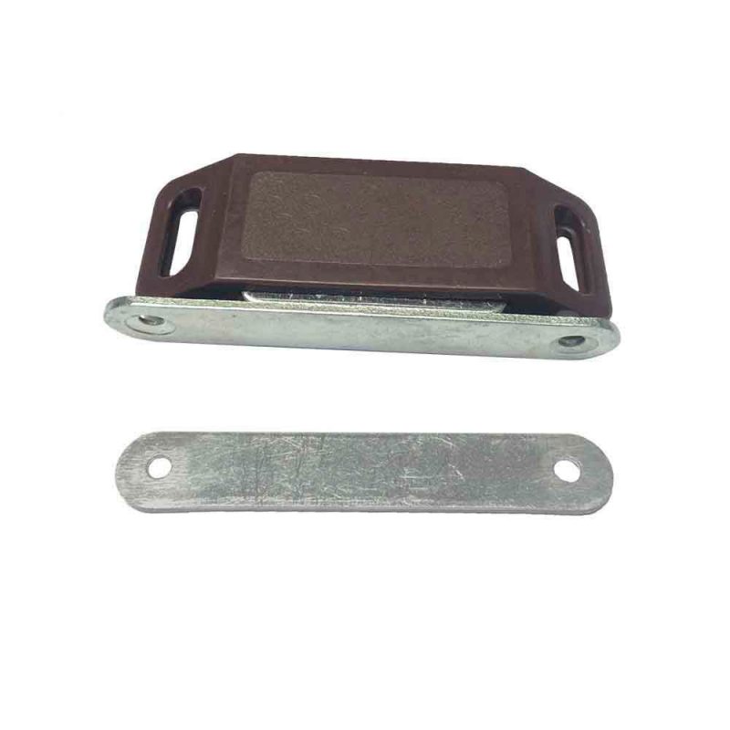 IMÁN PARA PUERTA MARRÓN (2 PIEZAS) 75 x 15 x 24 mm