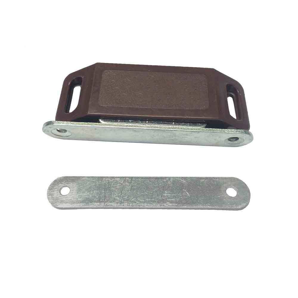 IMÁN PARA PUERTA MARRÓN (2 PIEZAS) 75 x 15 x 24 mm