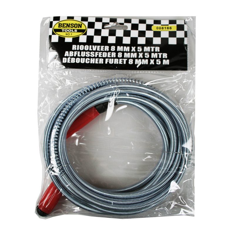 DESATASCADOR DE TUBERIAS METALICO 5m x 8mm