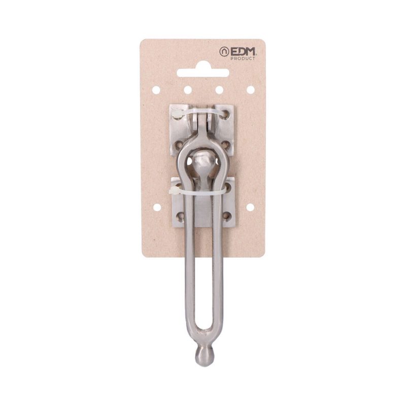 RETENEDOR PUERTA LATÓN NÍQUEL MATE