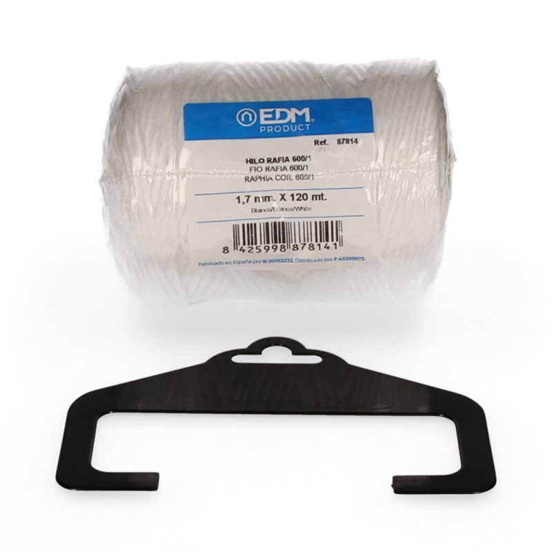 CORDEL RAFIA BLANCO 600/1 CALIBRE 1,7 mm x 120 m