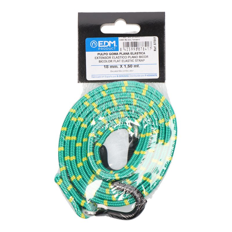 PULPO GOMA PLANO BICOLOR 1,50m COLORES / MODELOS SURTIDOS