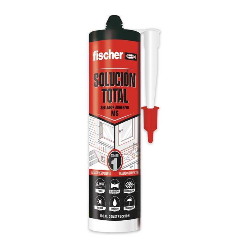 MS SELLANTE ADHESIVO NEGRO 546187 FISCHER 290 ml