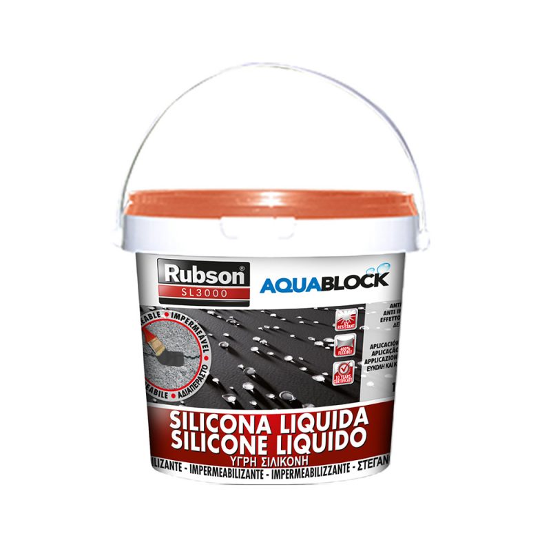 SILICONA LÍQUIDA AQUABLOCK TEJA 1 kg