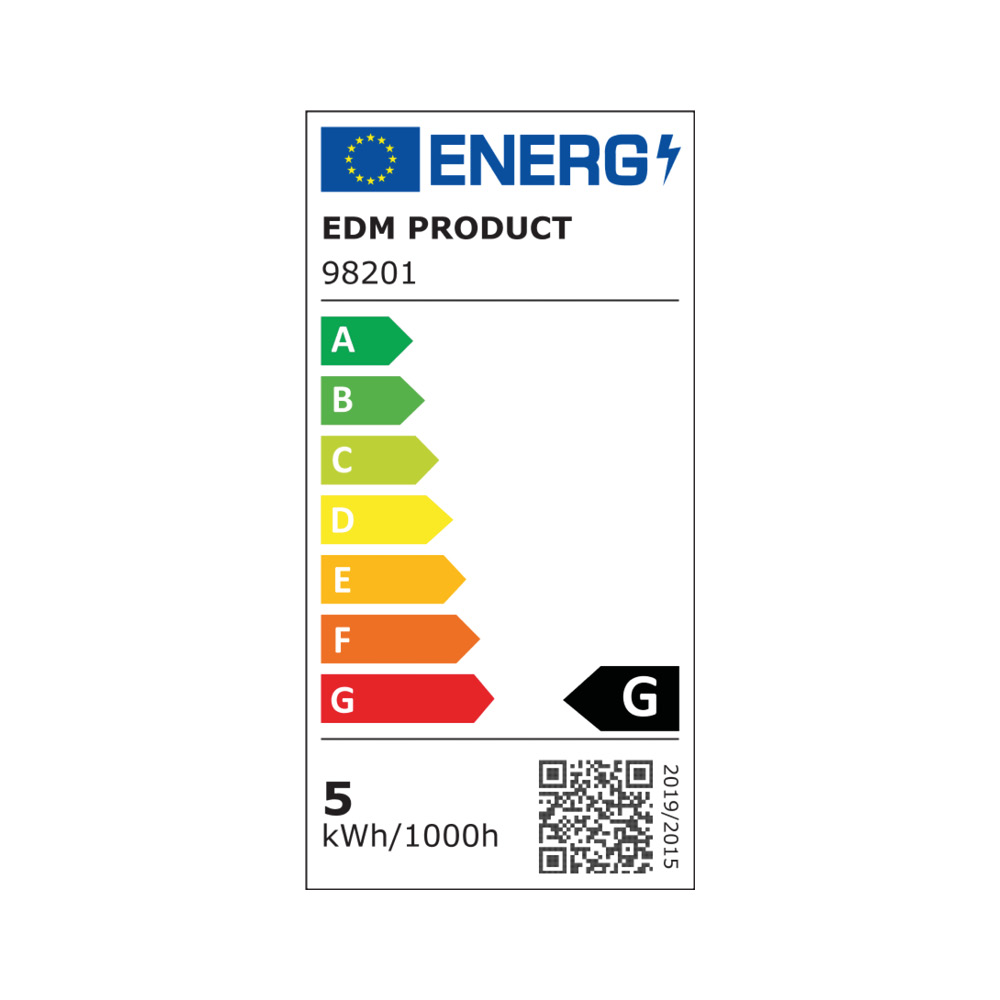 KIT 3 BOMBILLAS ESFERICAS LED E27 5 W 400 lm 3200 K LUZ CALIDA Ø4,5 x 8 cm - Imagen 3