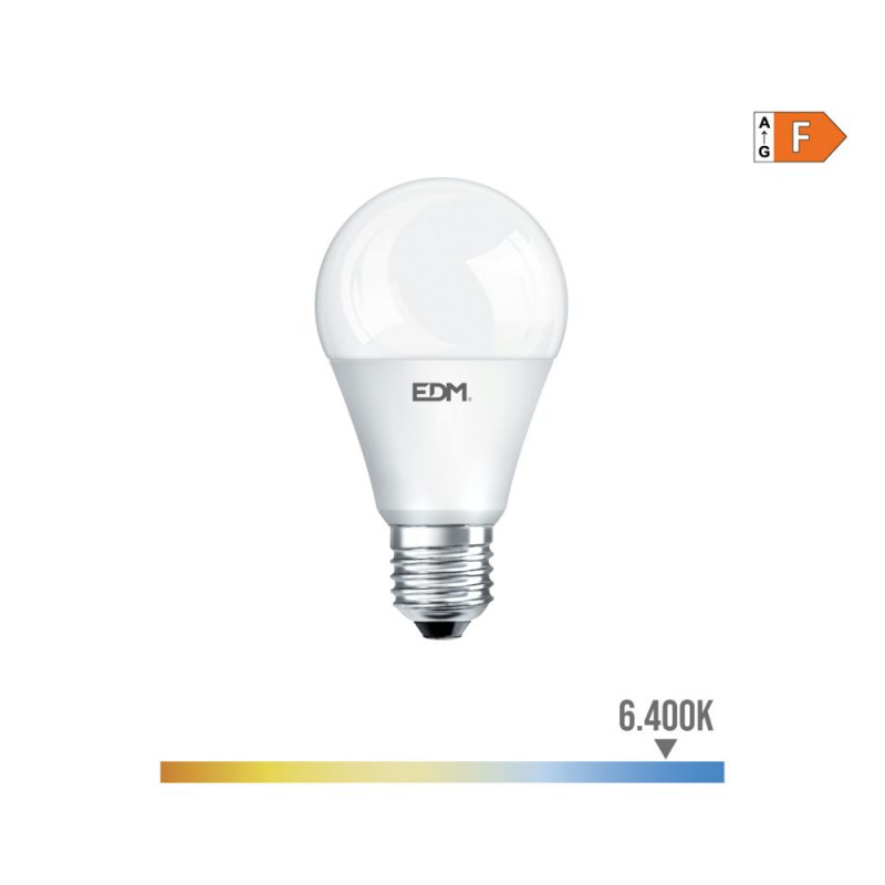 BOMBILLA STANDARD LED E27 10 w 932 lm 6400 k LUZ FRIA Ø6 x 10,8 cm