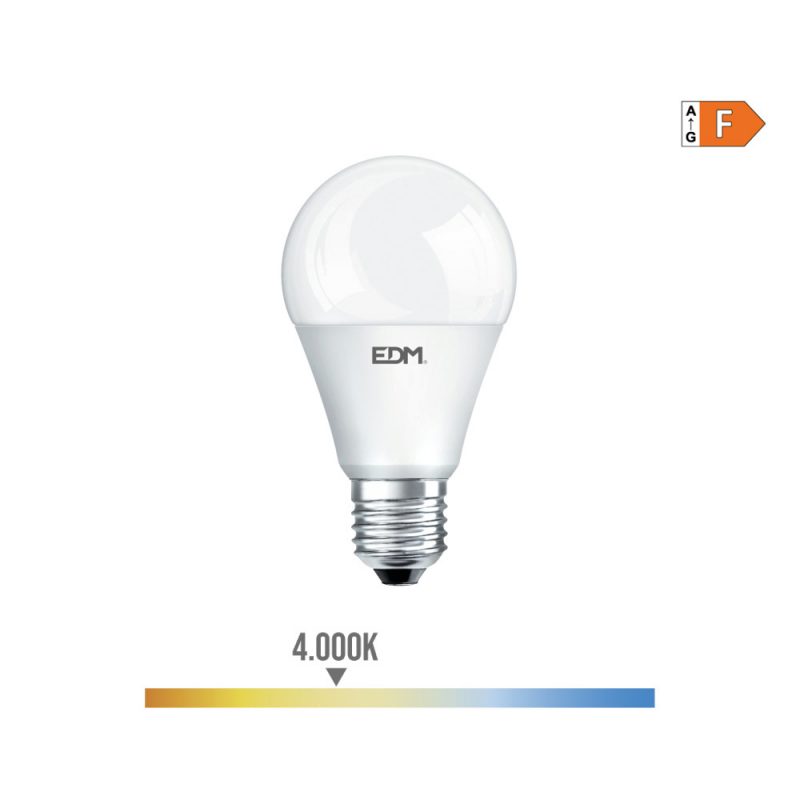 BOMBILLA STANDARD LED E27 10 w 932 lm 4000 k LUZ DIA Ø6 x 10,8 cm