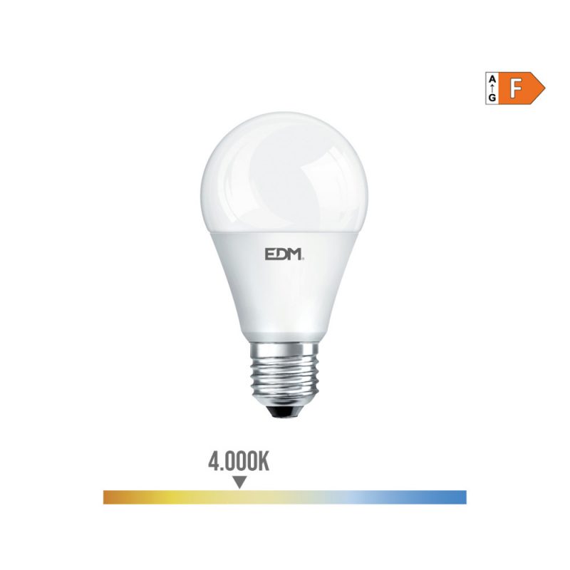 BOMBILLA STANDARD LED E27 12 w 1154 lm 4000 k LUZ DIA Ø6 x 11 cm
