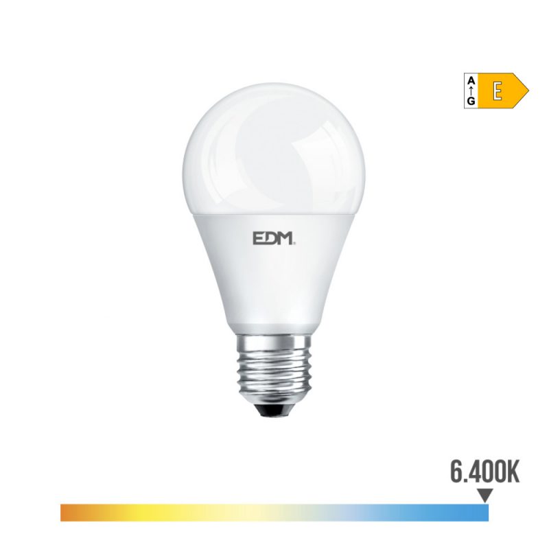 BOMBILLA STANDARD LED E27 20 w 2200 lm 6400 k LUZ FRIA Ø6,5 x 12,4 cm