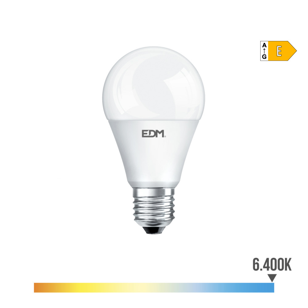 BOMBILLA STANDARD LED E27 20 w 2200 lm 6400 k LUZ FRIA Ø6,5 x 12,4 cm