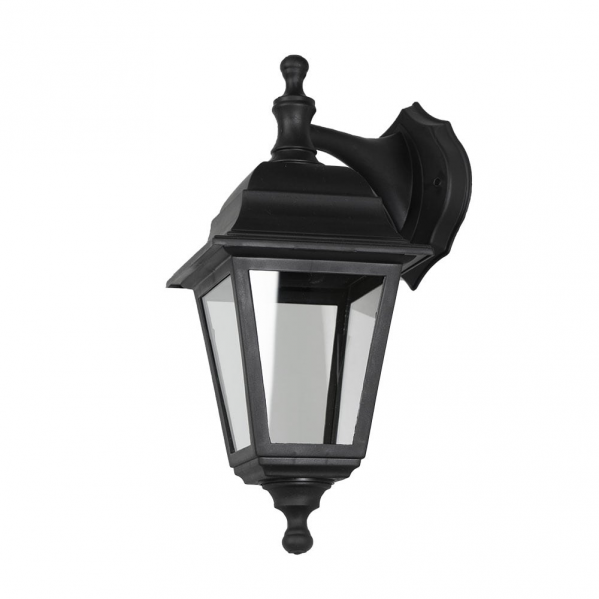 Aplique Exterior Albahaca 1xe27 Negro Ip44 Policarbonato 35x15x19,7 Cm - Imagen 4