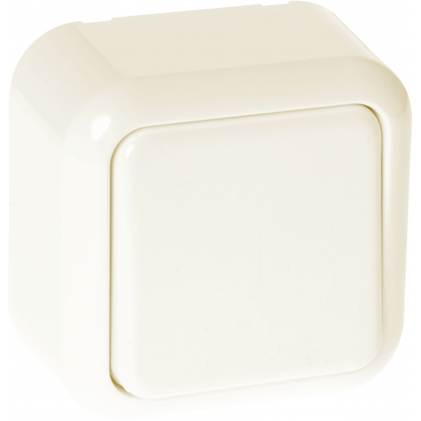 Conmutador Ancient 1 Tecla Beis 6x6x3 Cm