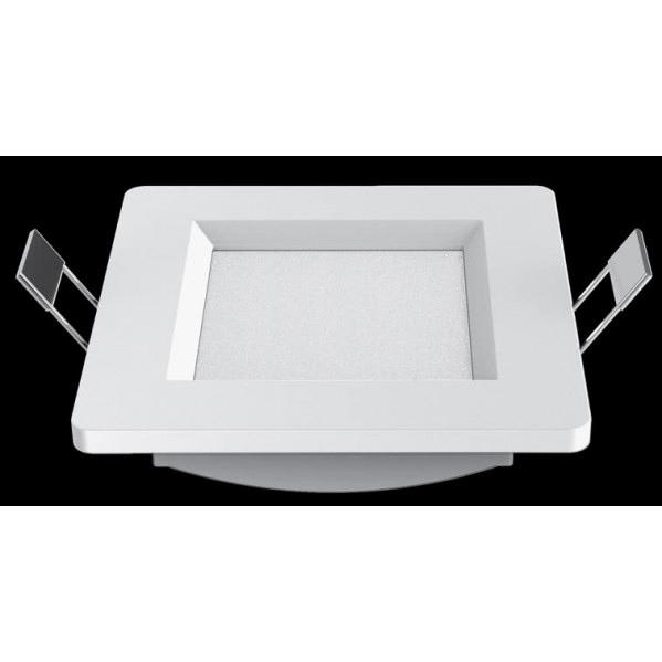 Downlight Led Intego Cuadrado 8w 330lm 3,2x11x11 Blanco 4000k Corte 9x9 Cm