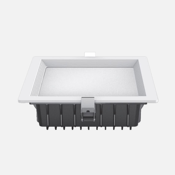 Downlight Led Intego Pro Cuad. 32w 1880lm 7x22x22 Cm Blanco 6400k Corte 19x19 Cm - Imagen 2