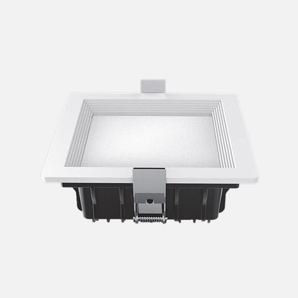 Downlight Led Intego Pro Cuadrado 21w 1130lm 6x14x14 Cm Blanco 6400k Corte 12x12 Cm - Imagen 2