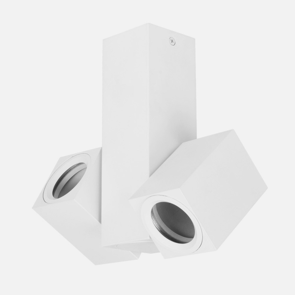 Foco Nerja 2xgu10 Blanco 21x19x6 Cm Orientable 360º - Imagen 3