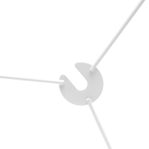 Pantalla Colgante Kenya M10 Blanco/gris 50Dx48dx23h Difudor Incluido - Imagen 3