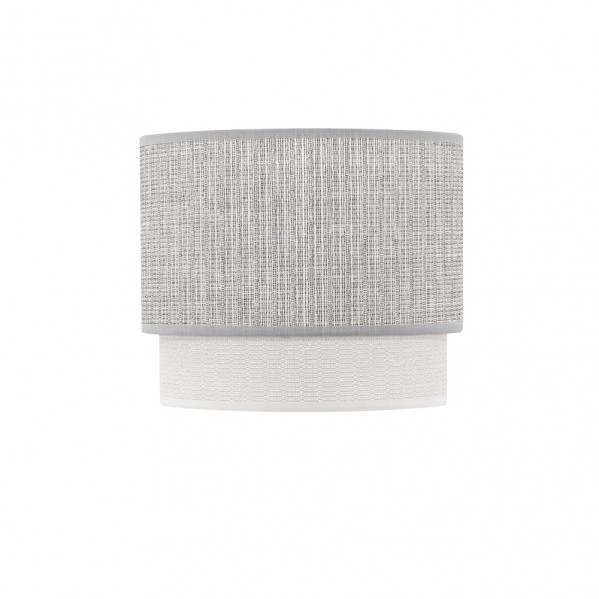 Pantalla Sobremesa Kenya E14 Gris/blanco 18Dx16dx15h